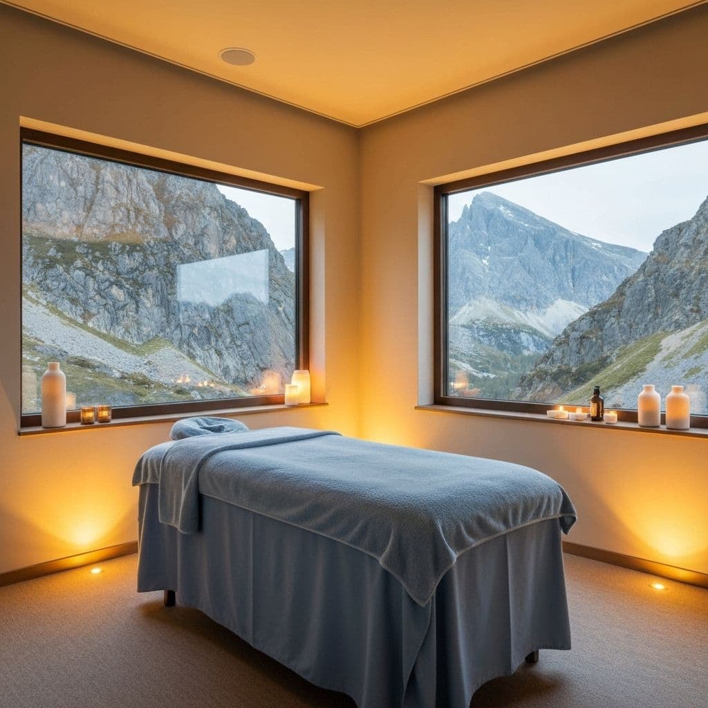 Spa luxueux en montagne
